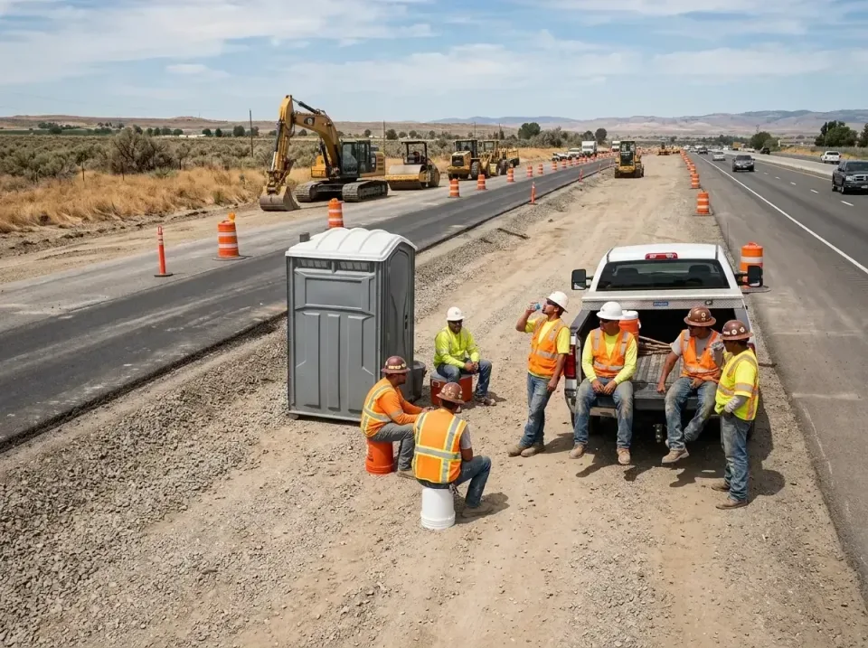 highway-road-construction-crew-007 — frequently asked questions, Porta Potty and Restroom Rentals in Carnation, WA